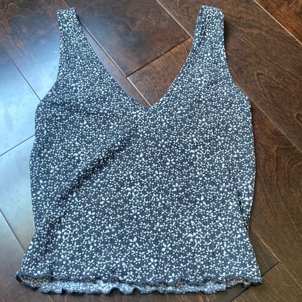 flora V-neck tank top